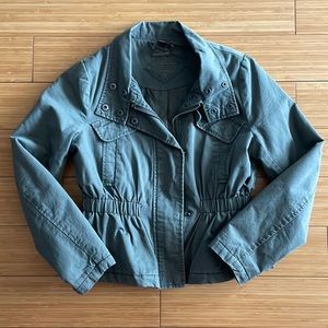 Olive green girls light weight jacket